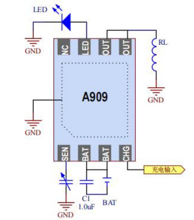 A909（*子烟电**集成IC）