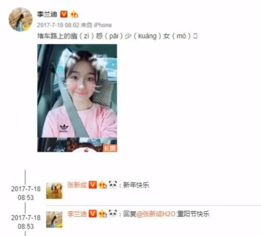 张新成李兰迪泰国正面照,李兰迪张新成泰国同游