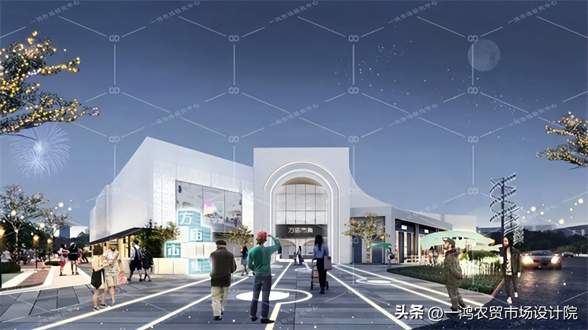 农贸市场设计案例改造,门头沟农贸市场设计案例