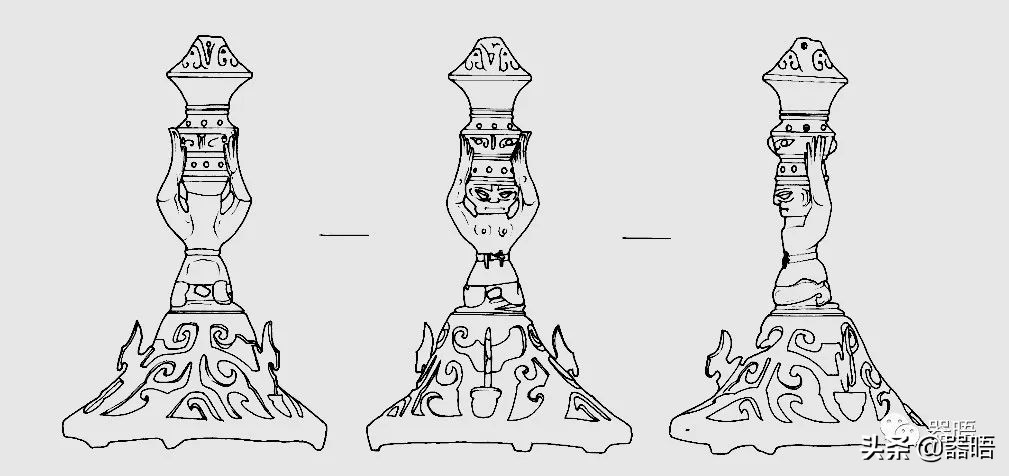 三星堆造型介绍,三星堆扁头