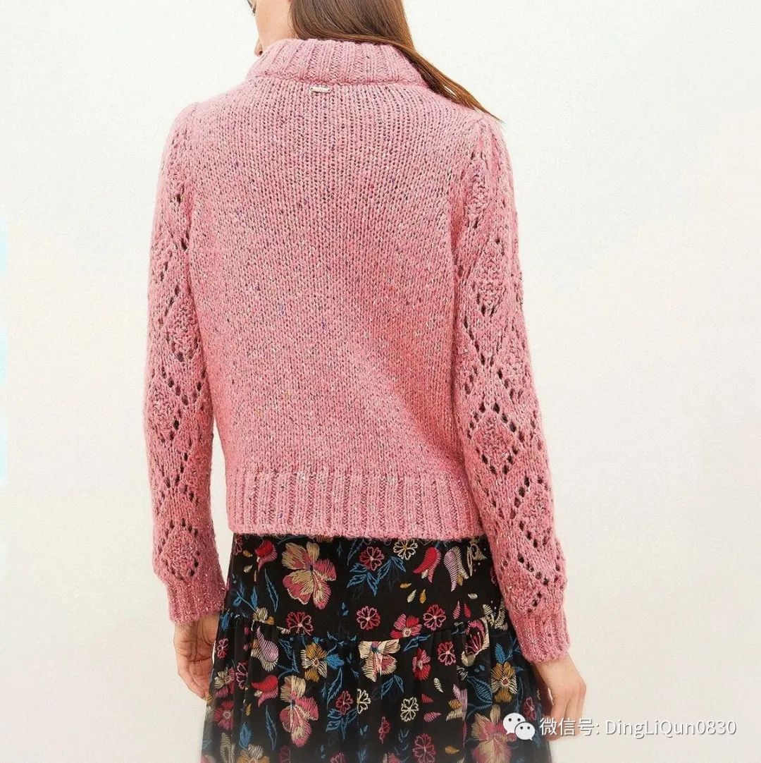 秋款jk针织衫,早秋针织蝴蝶袖针织衫