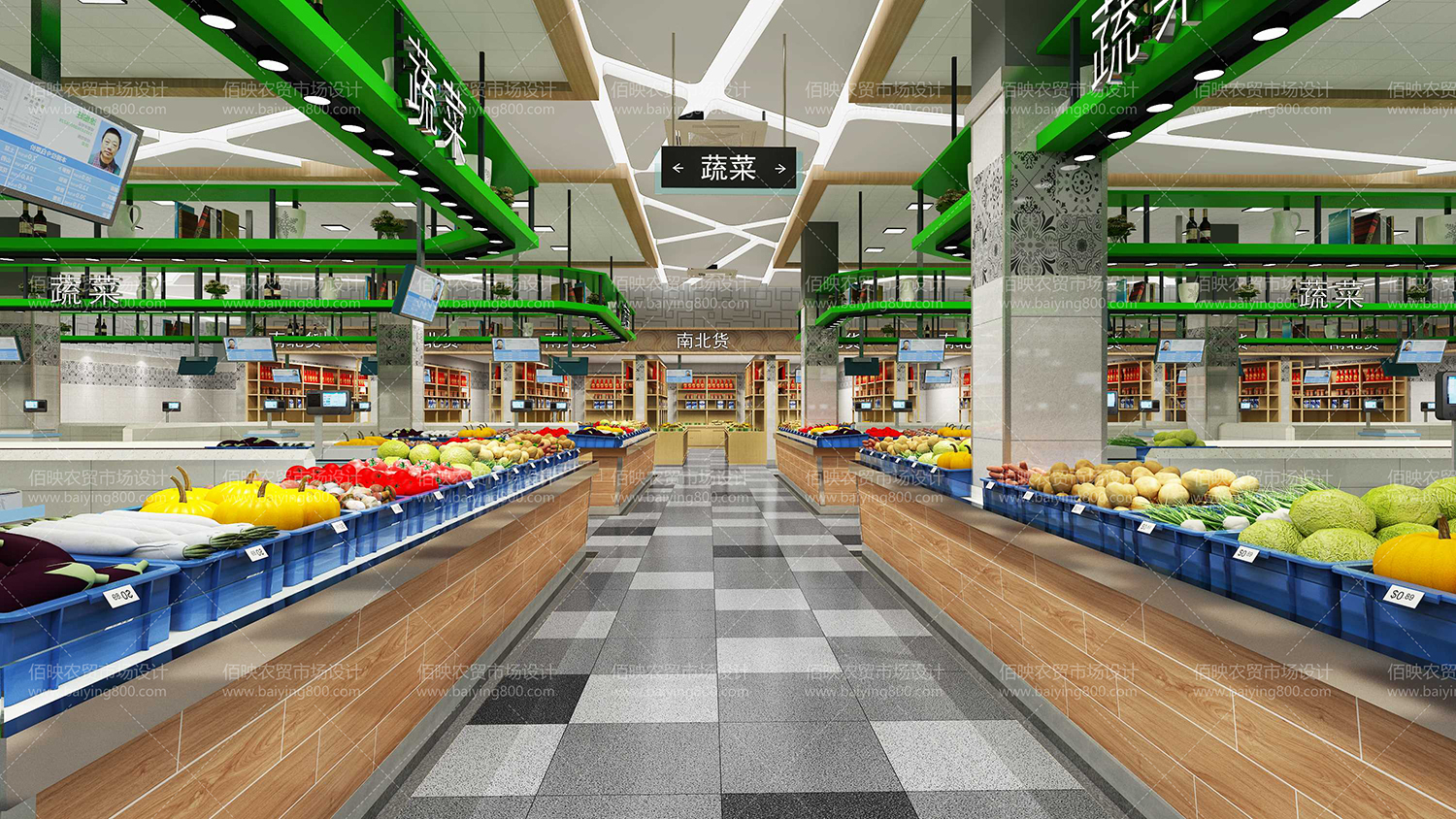 智慧农贸市场建设外观方案介绍,漳州专业农贸市场智慧化系统公司