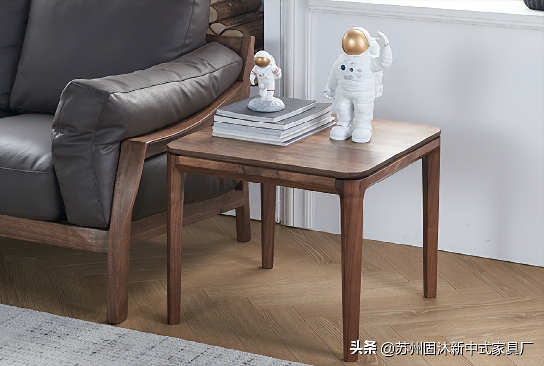 原木家具新中式空间,小户型全套原木家具风格