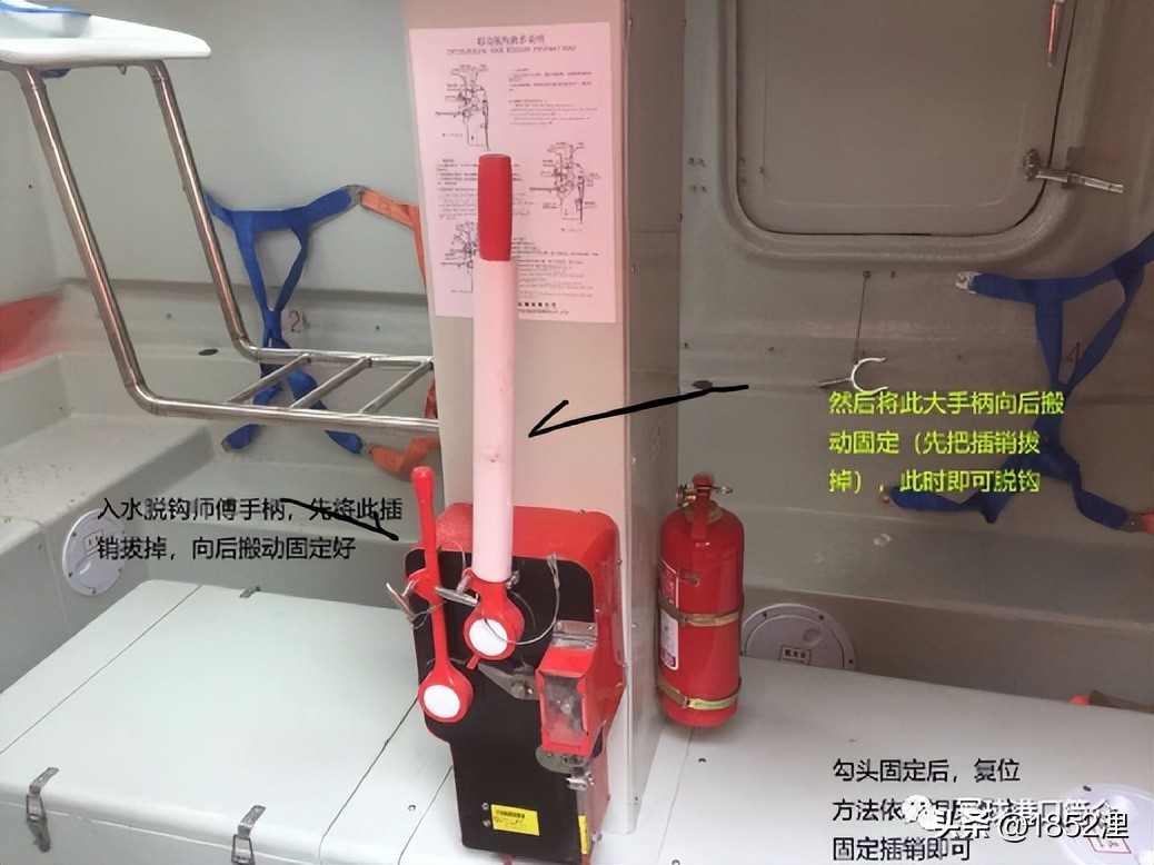 开敞式船舶救生艇释放步骤,重力式救生艇施放程度及注意事项