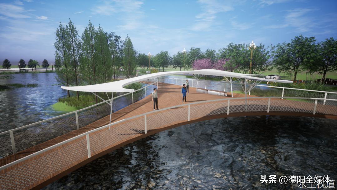 广汉城北新区生态湿地公园位置,广汉新增湿地公园