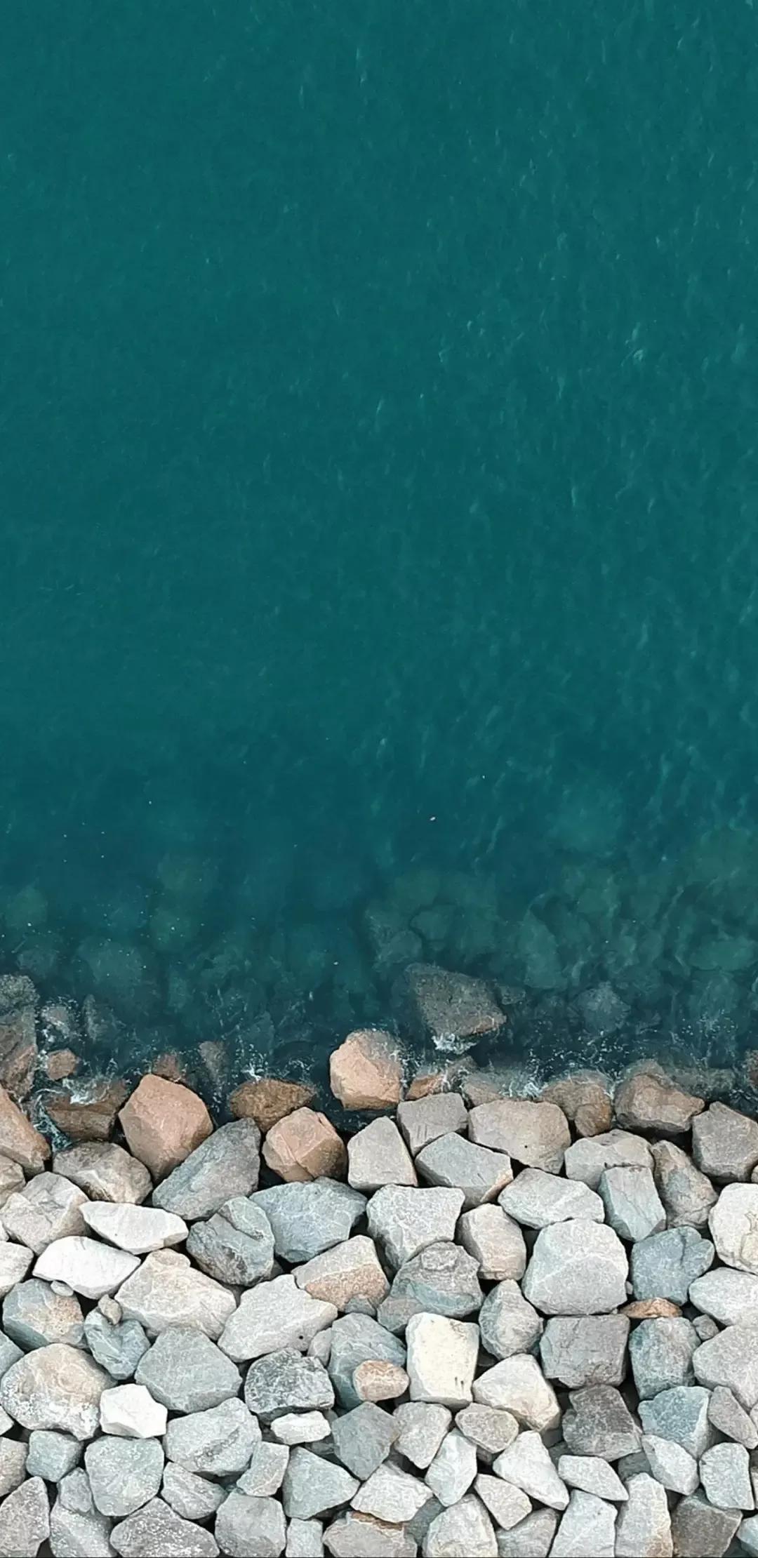 大海壁纸｜大海边，守候朝霞，聆听海浪的乐章