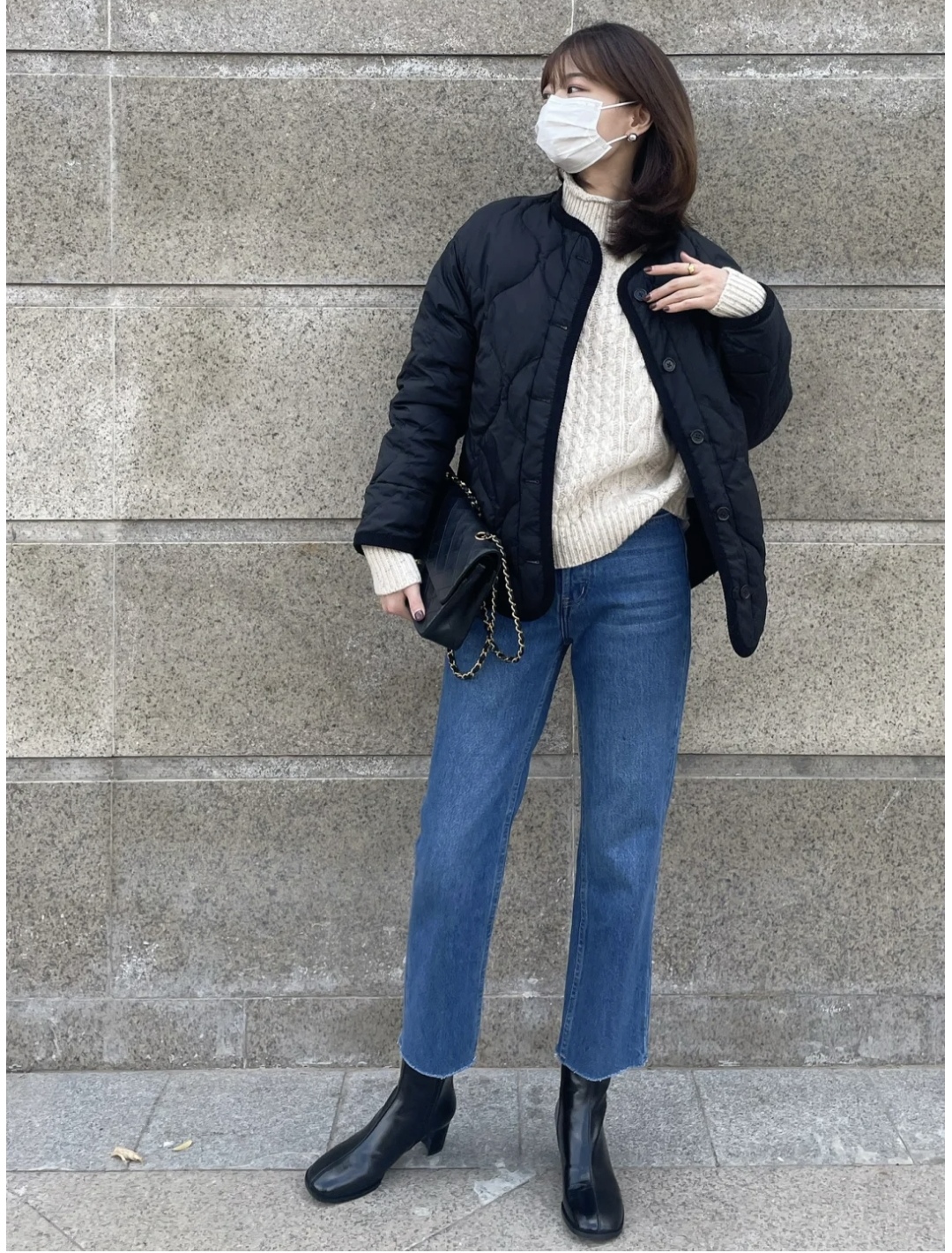 流行的靴子搭配什么衣服图片,中长靴子穿衣搭配图片2020秋冬