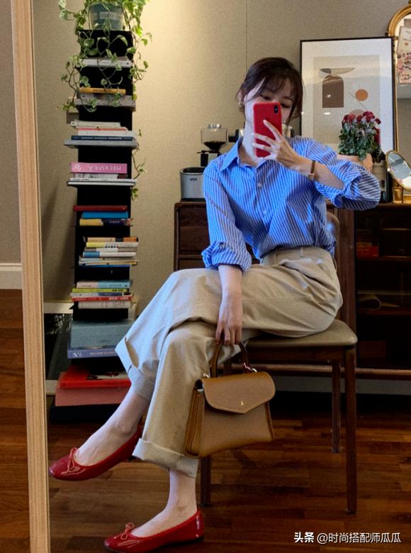 单鞋时尚风芭蕾鞋,芭蕾鞋显高