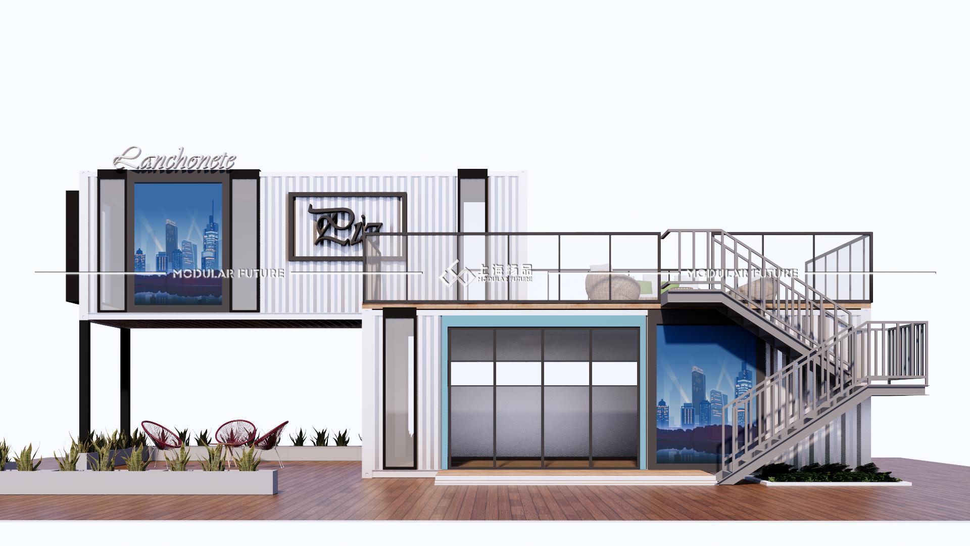 定制可拆卸式集装箱办公室,集装箱式高端办公室