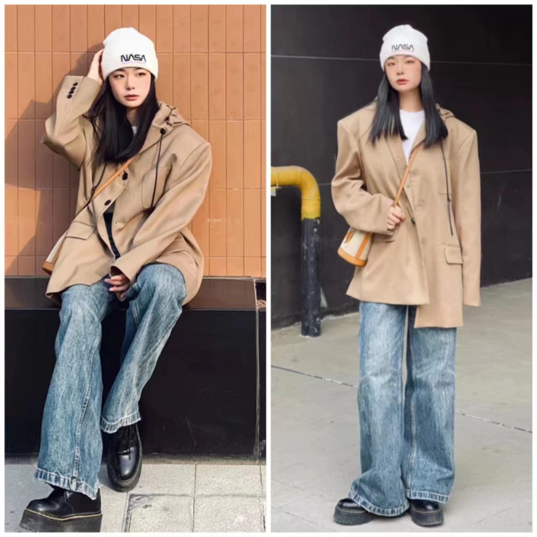 男士卡其色西装配什么裤子好看,卡其色裤子可否搭奶黄色西装