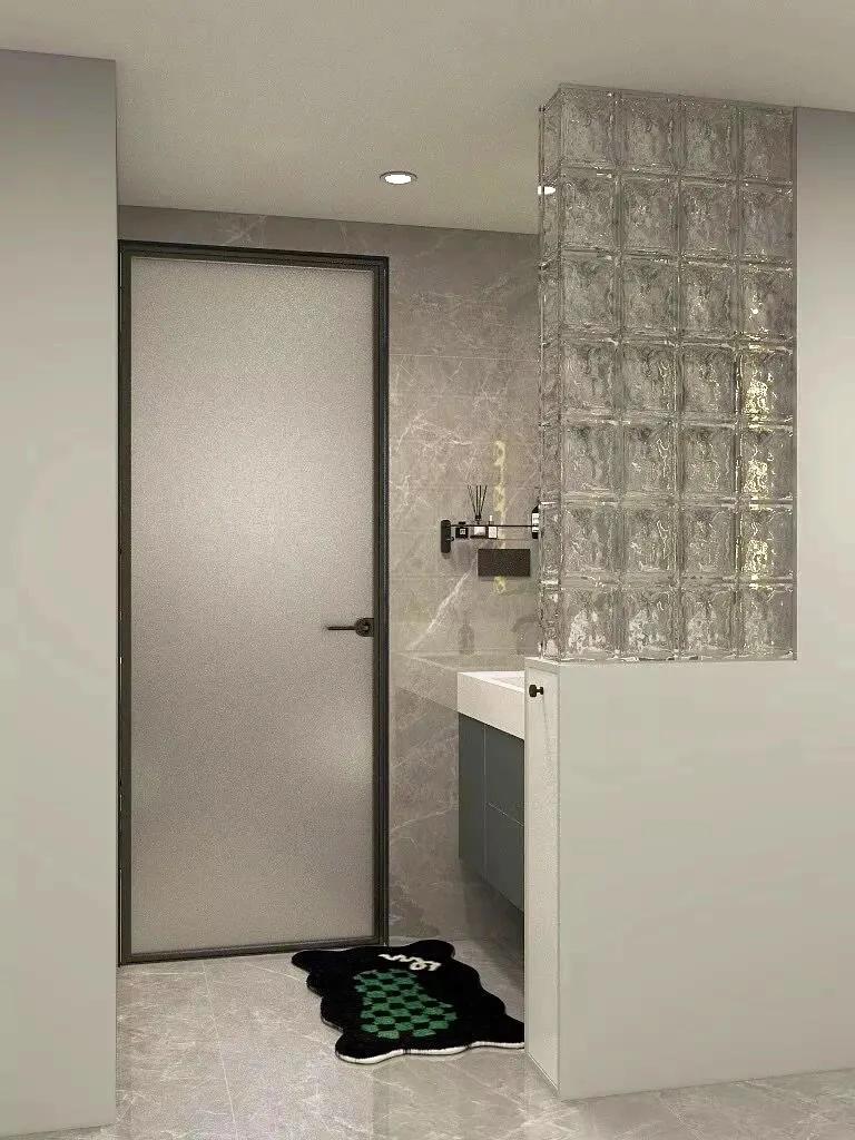 卫生间玻璃隔断做多高,2024年卫生间玻璃隔断最流行款式