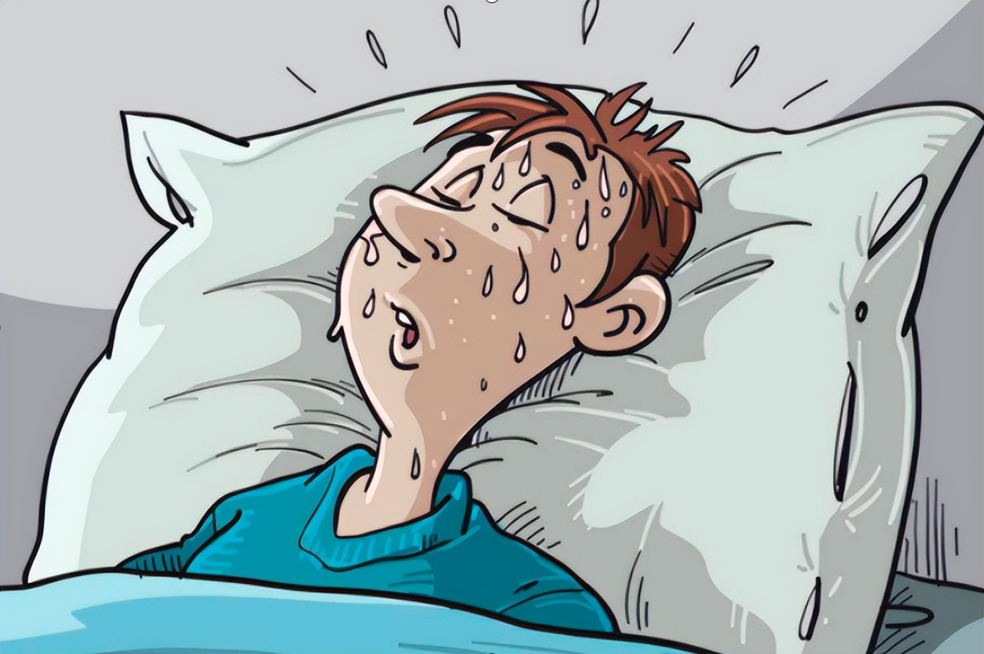 睡觉头出汗枕头湿了吃什么药,头汗多怕热怎么治