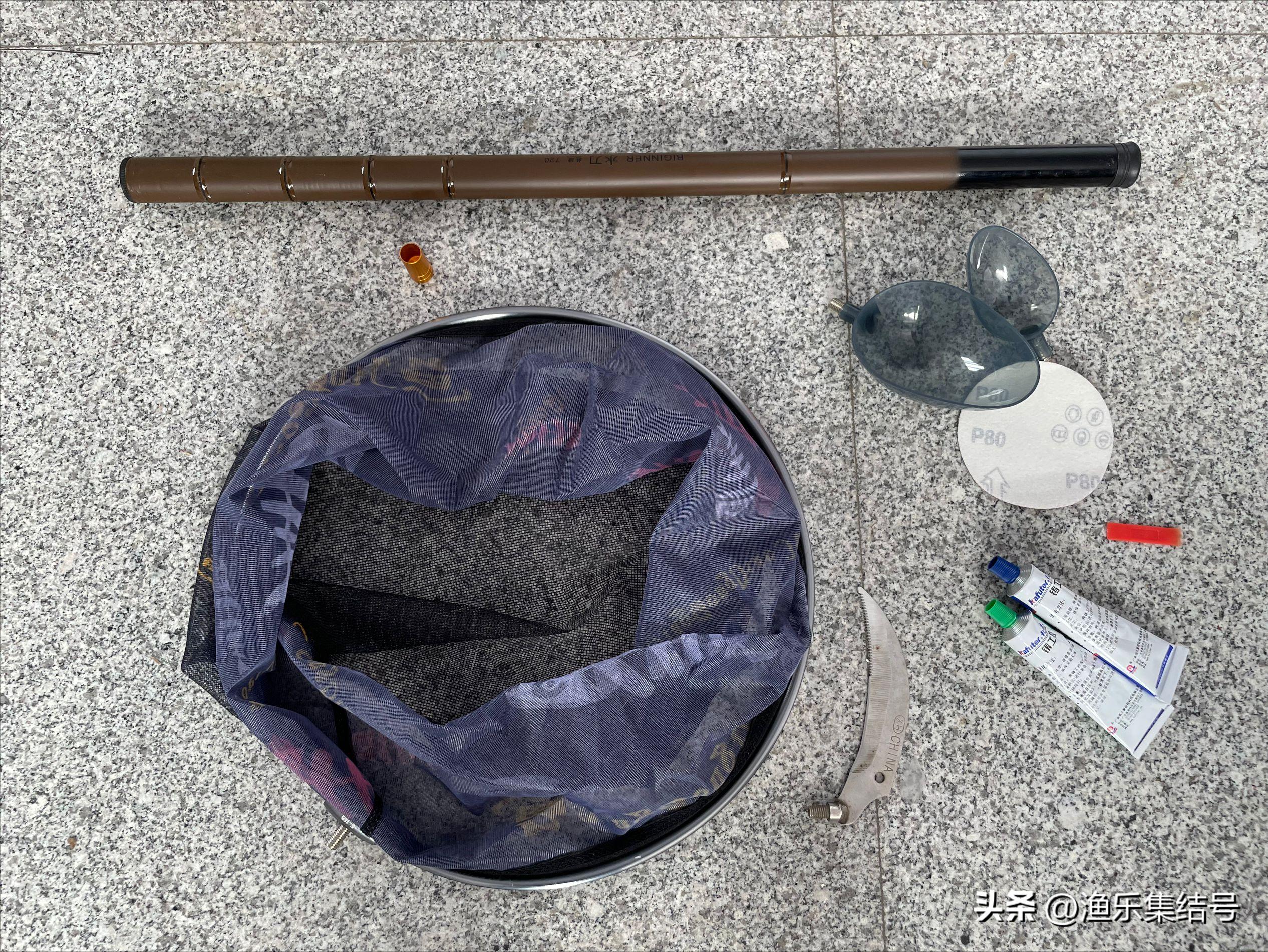 自制抄网最简单的方法,如何自制伸缩抄网杆