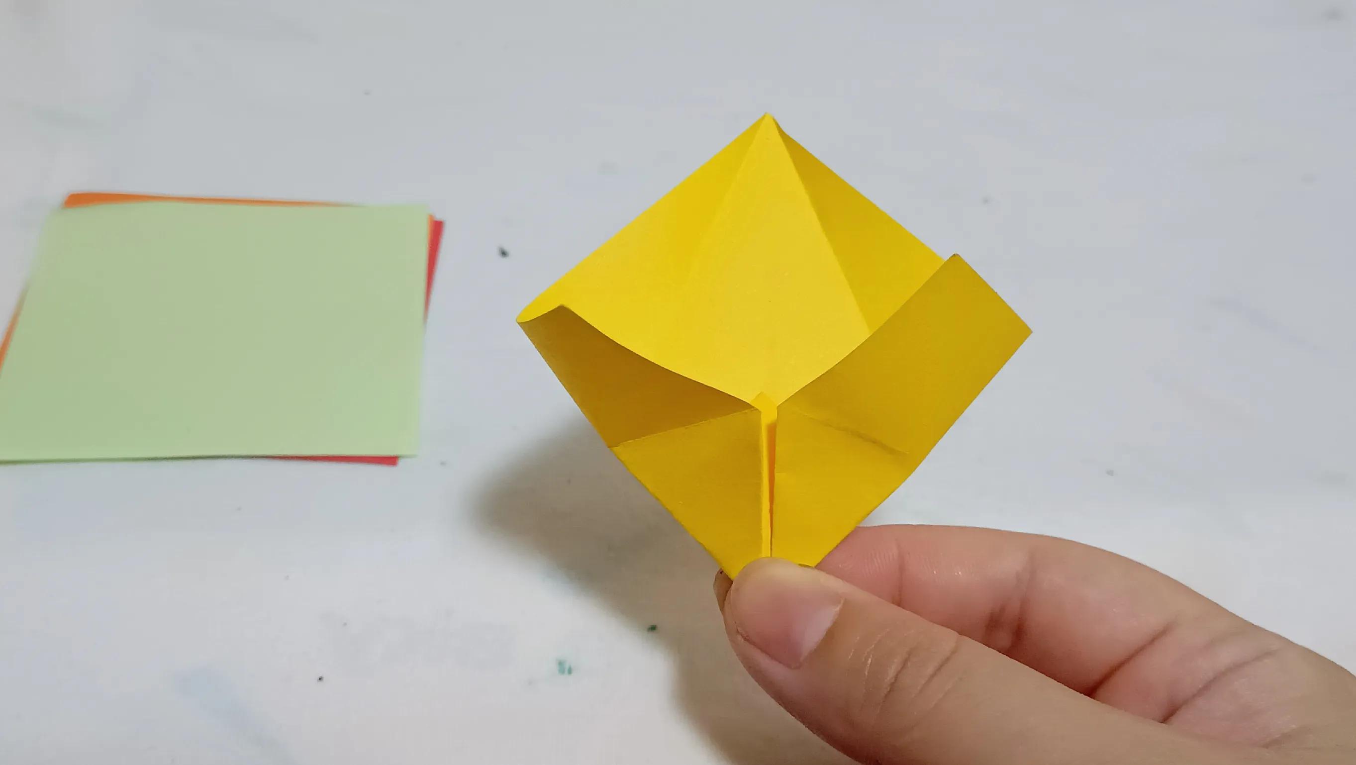 亲子手工折纸叶子,手工折纸幼儿园枫叶