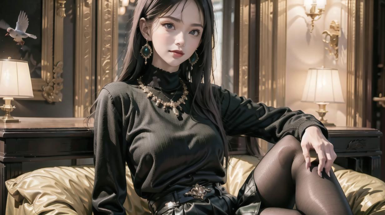 二次元ai女神图片,ai二次元少女美图