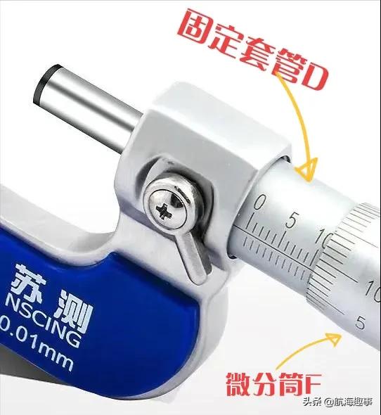 黄老轨用心总结，图文并茂深入学习，机舱常用量具“千分尺”