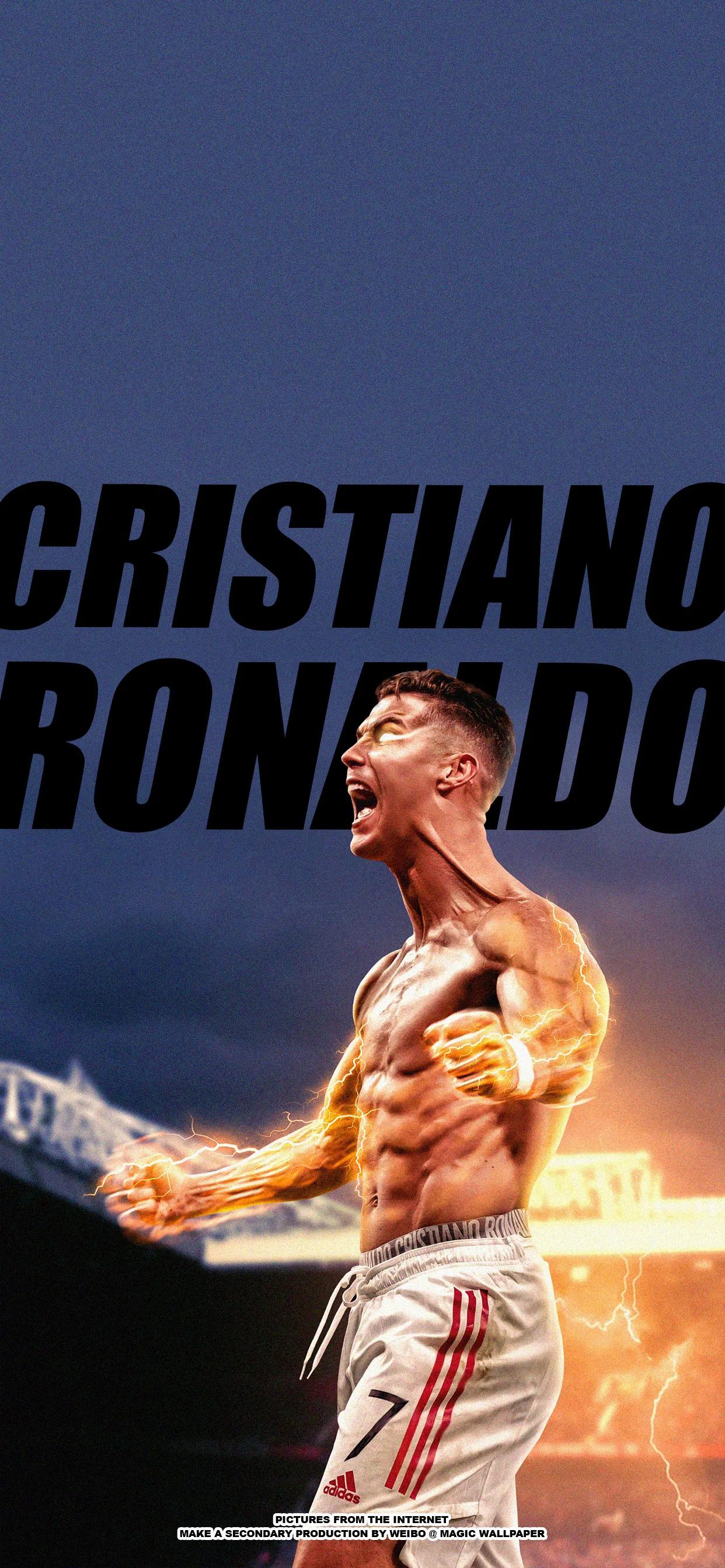 抖音上很火的曼联壁纸c罗,c罗壁纸全屏高清4k手机