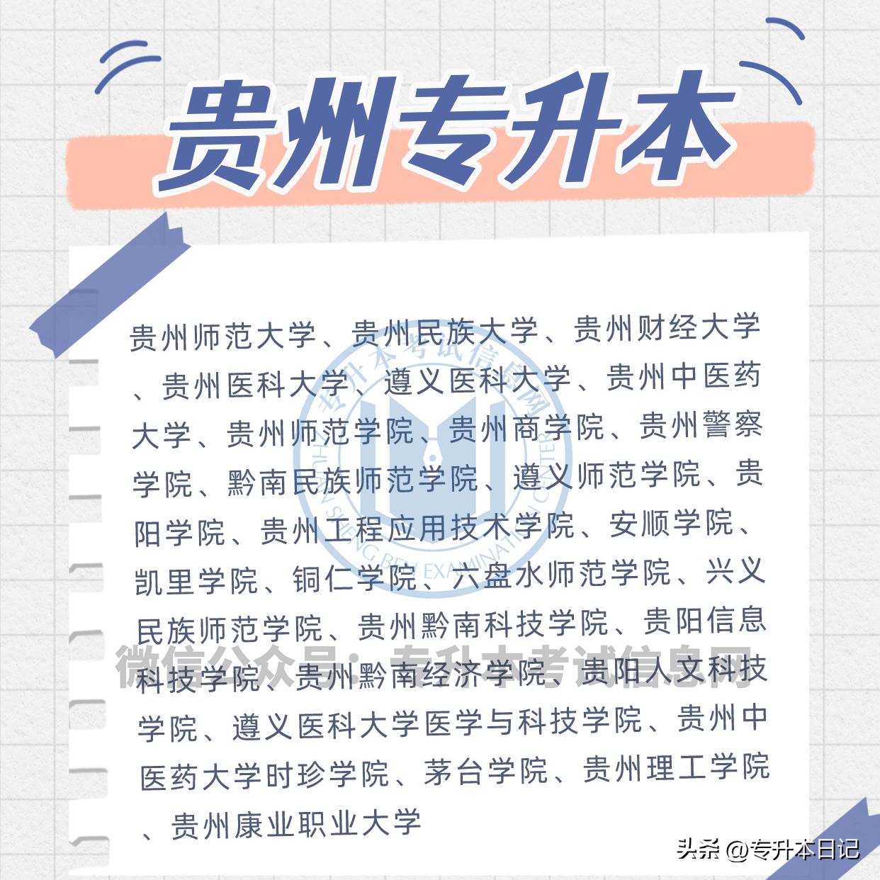 2022专升本招生院校列表,2023年全国专升本招生院校