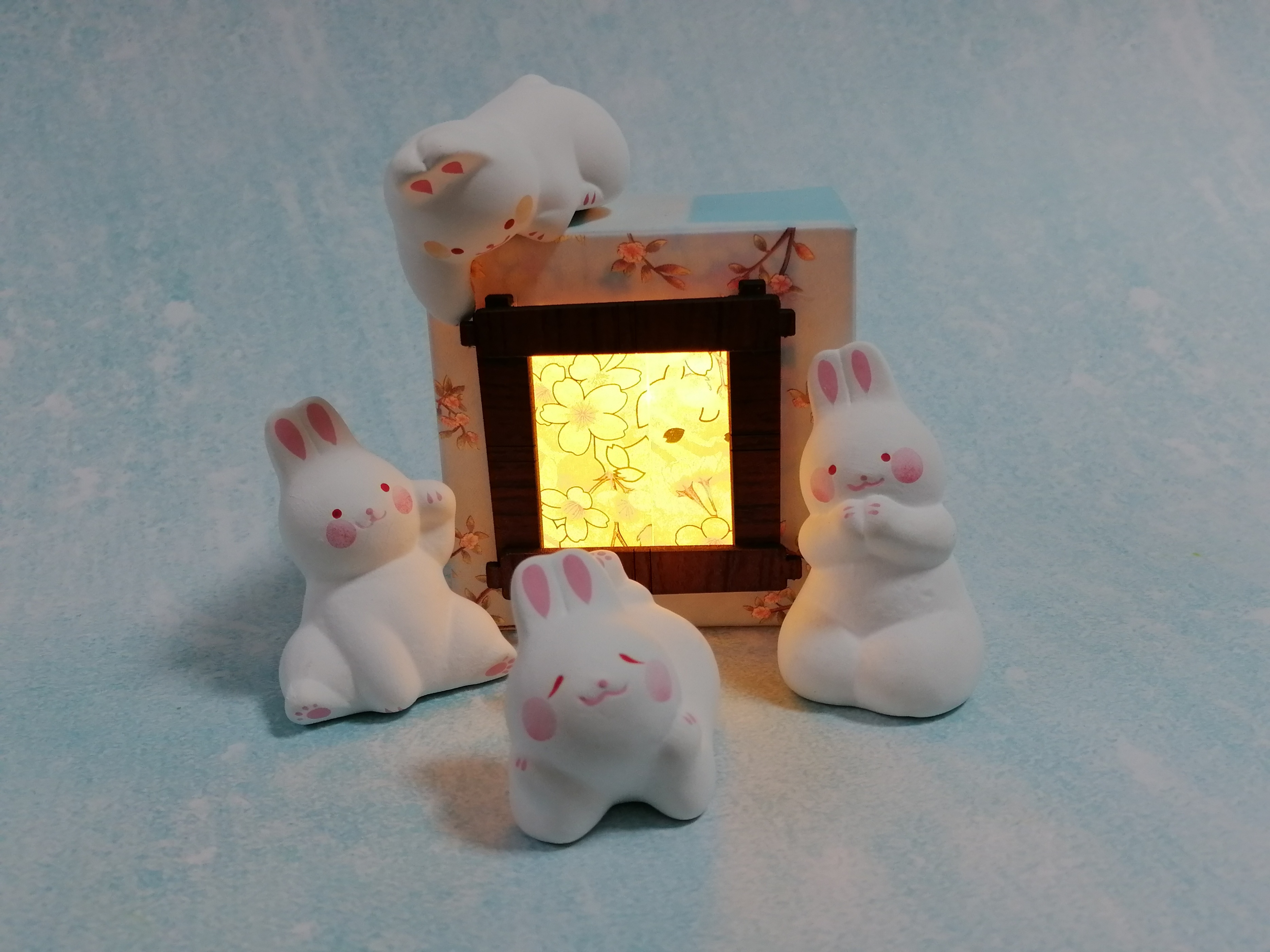 橱窗灯创意小夜灯,自制复古简约方形小夜灯