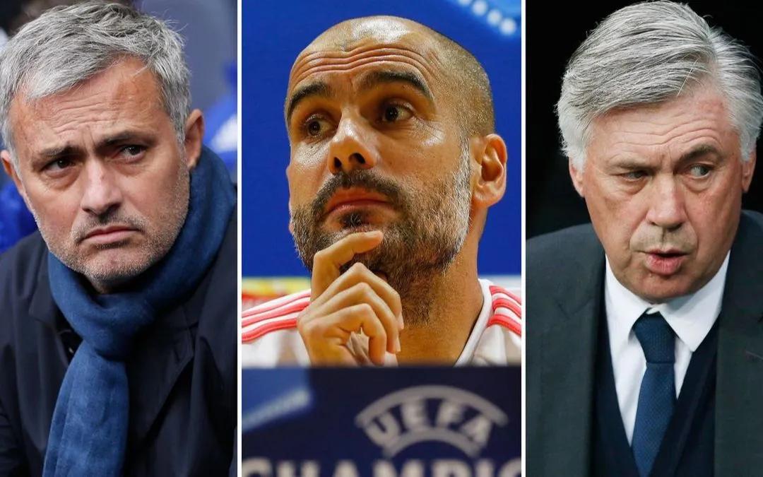 瓜迪奥拉穆里尼奥谁执教水平高,安切洛蒂和瓜迪奥拉哪个厉害