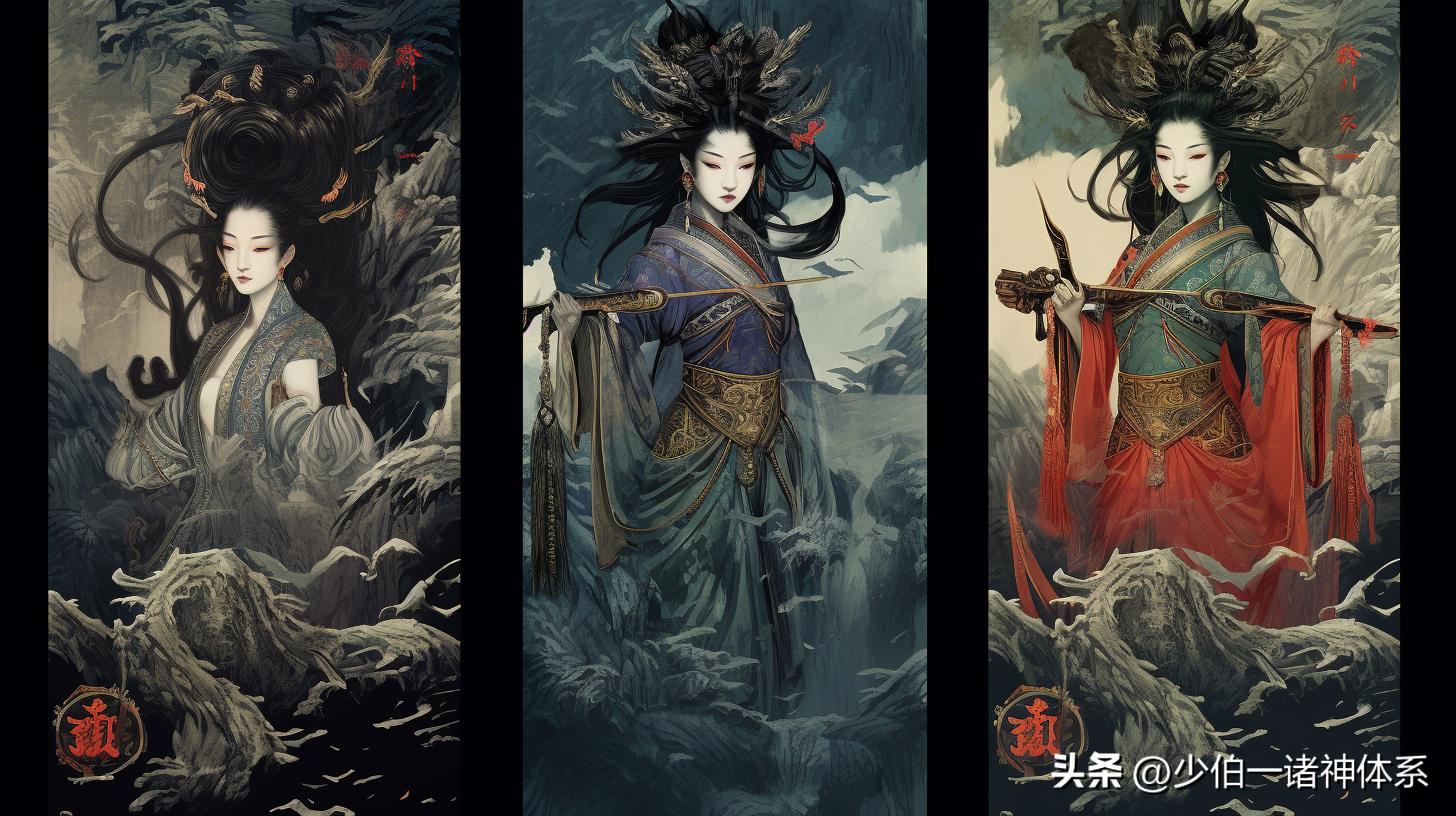 赵公明财神手下四个财神图,赵公明是南路财神还是北路财神