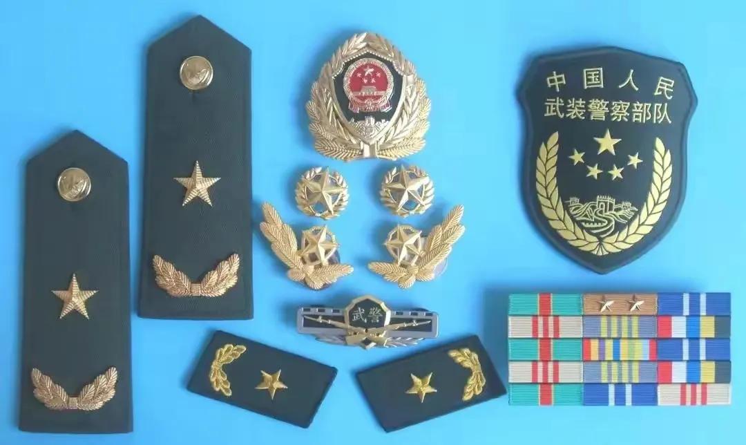 中国陆军狼牙特种部队肩章图片,07式常服肩章军衔饰品