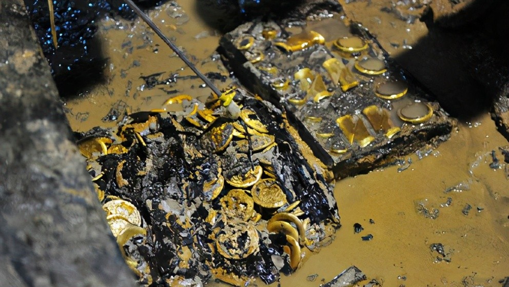 2020江口张献忠沉银考古挖掘现场,张献忠沉银考古现场江水有多深