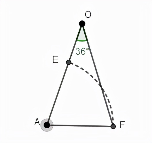 尺规作图如何找到线段黄金分割点,初三数学图形旋转教程尺规作图