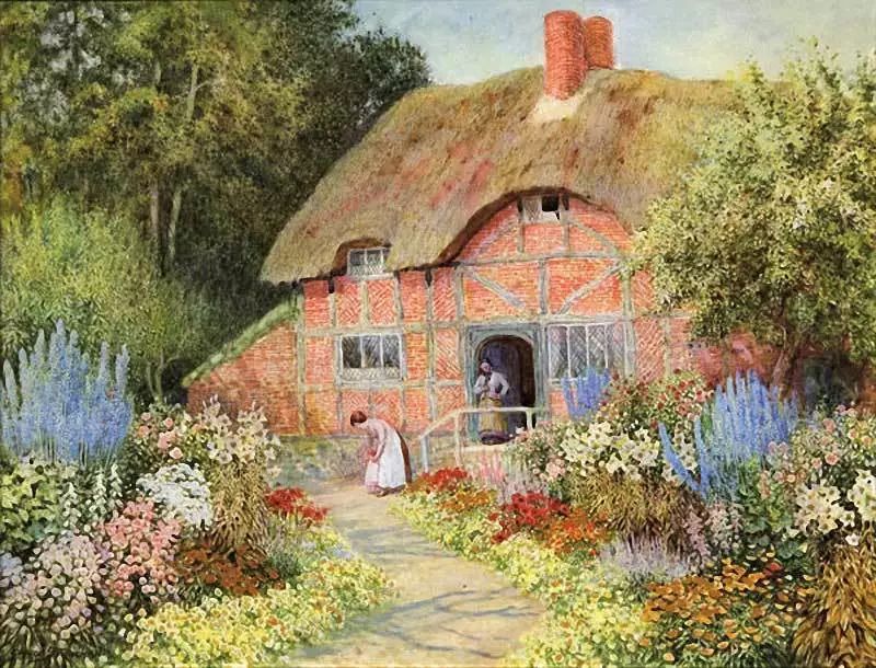 水彩画家约瑟夫的城市风光作品,英国水彩画家理查德索恩