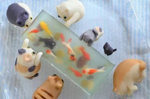 教我们自制可以吃的猫咪甜品,自己制作猫咪甜品