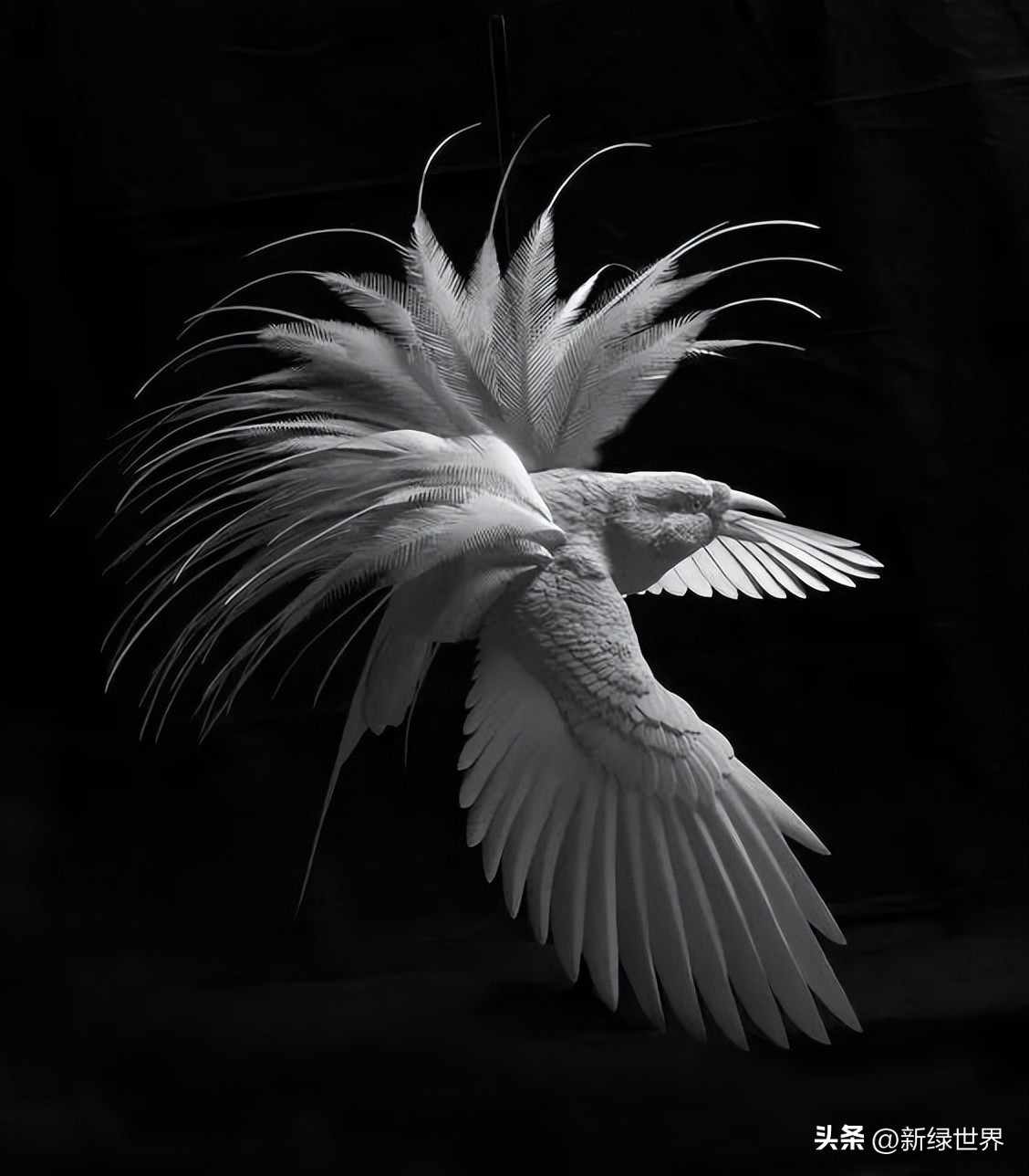 纸艺作品绘画,千变万化的纸艺术作品