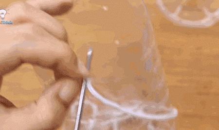 创意折叠花盆灯,洗洁精瓶做花盆小花瓶