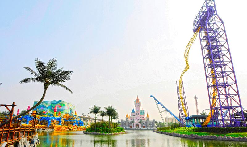 郑州方特欢乐世界停在哪个停车场,郑州方特欢乐世界过山车第一视角