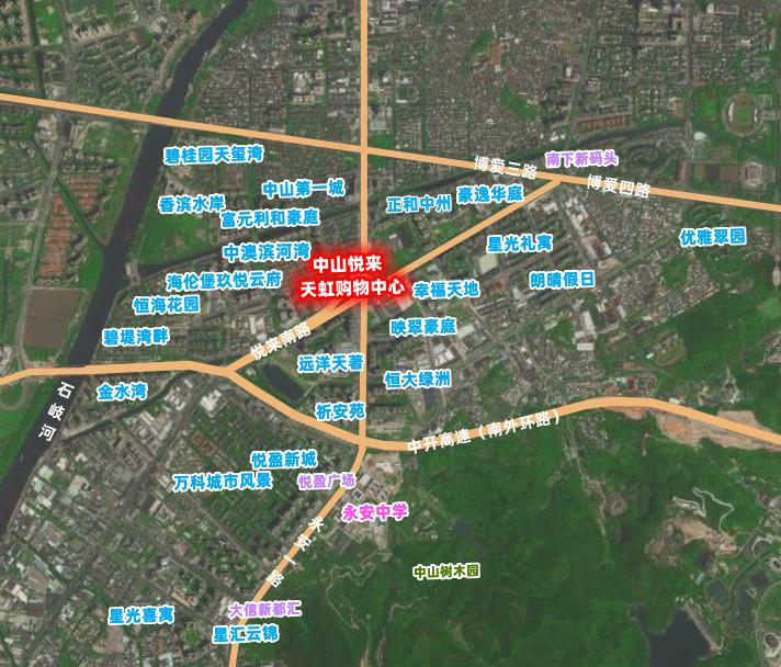 中山悦来天虹购物中心,海城天虹购物中心什么时候开业