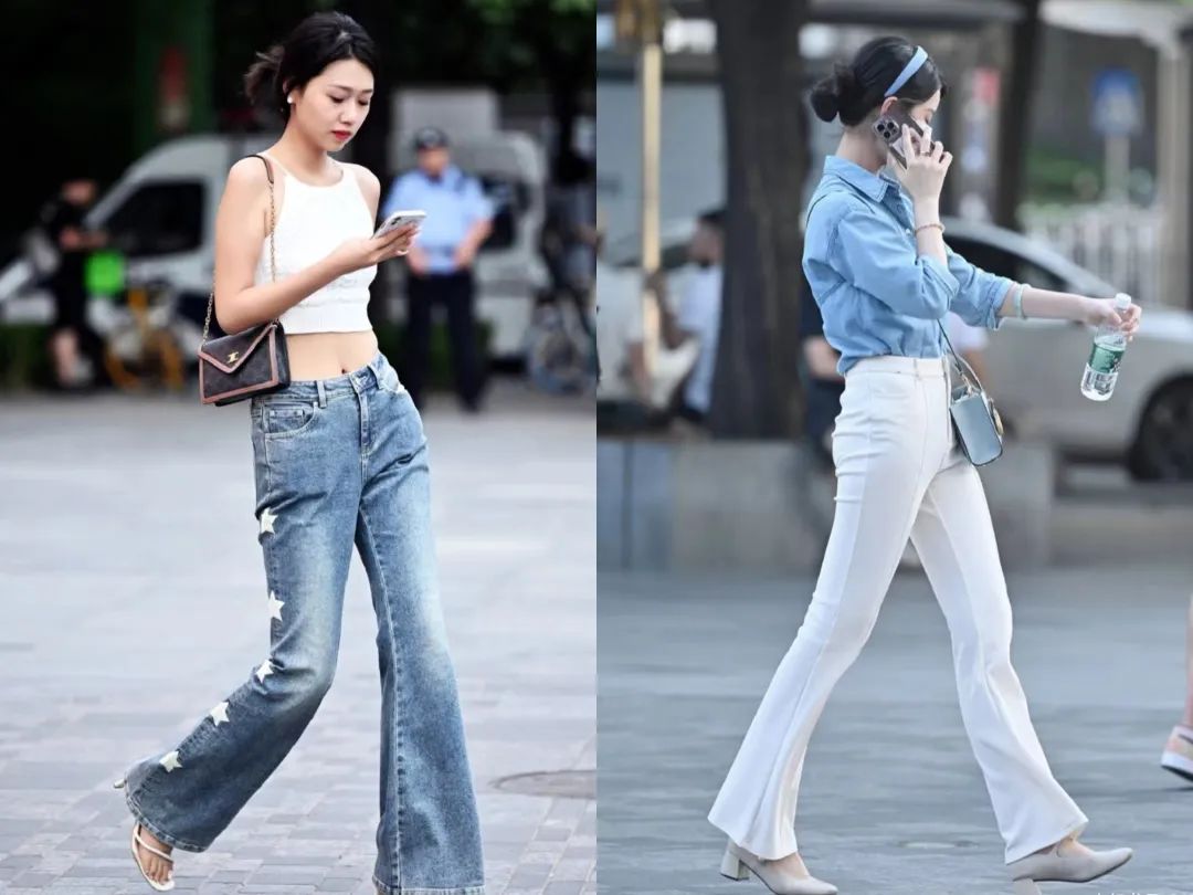 三里屯街拍高级感穿搭气质美女,北京街拍女生穿搭