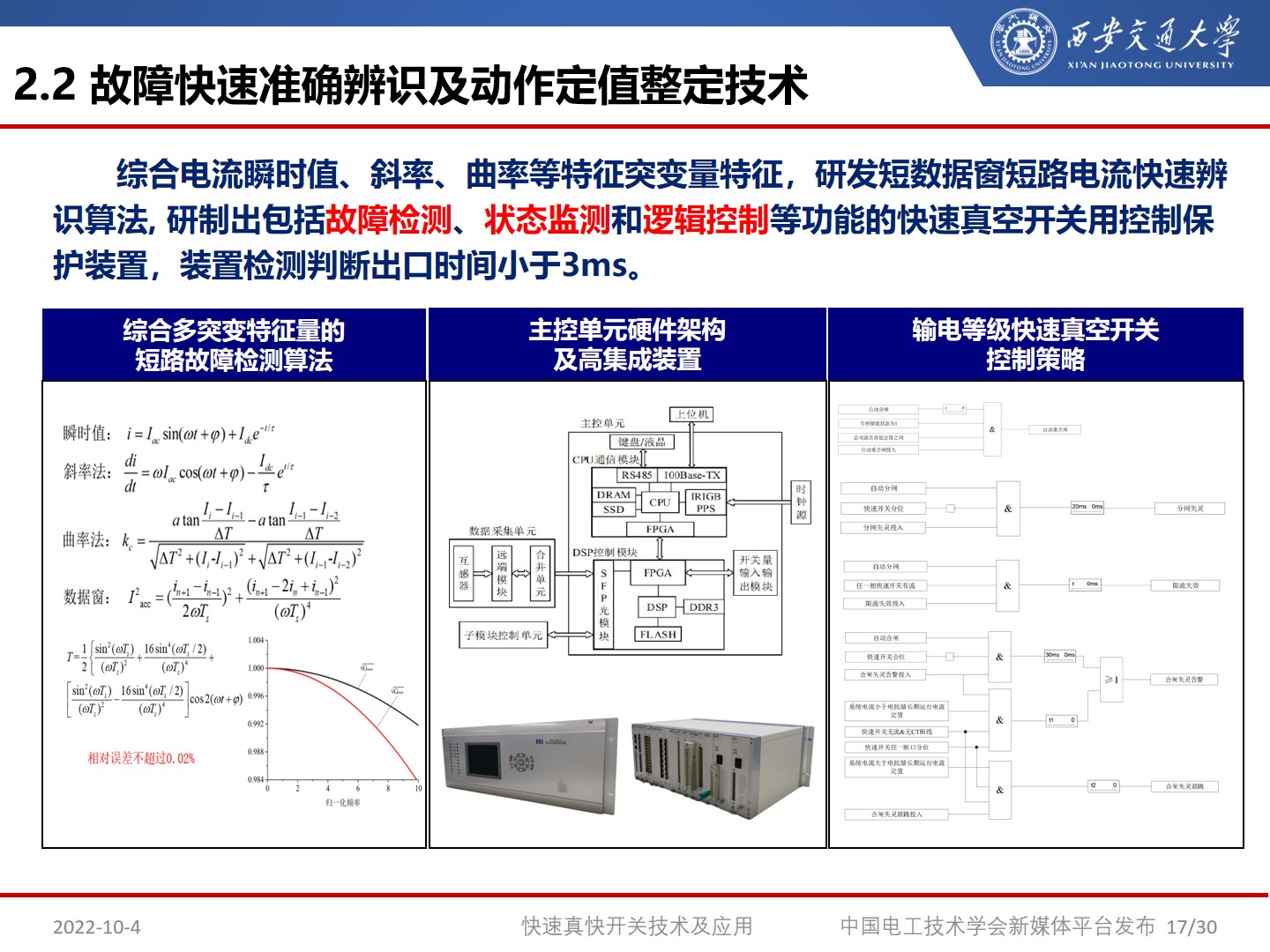 国网宁夏电力公司艾绍贵高工：快速开关及应用