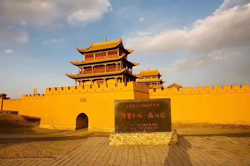 嘉峪关长城复原图,万里长城最西端之嘉峪关