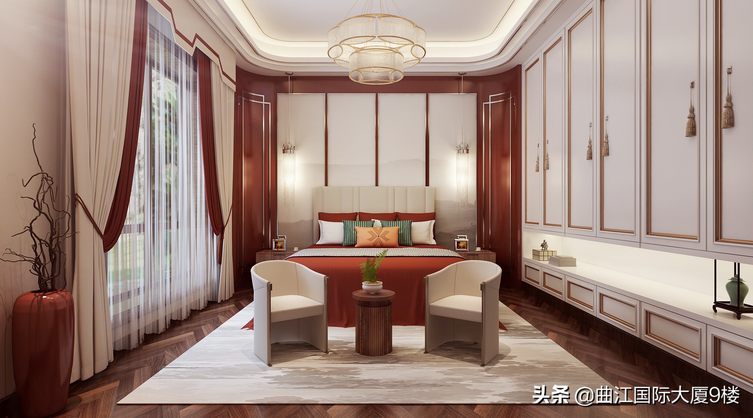 达观天下复式装修,达观天下一楼带院子