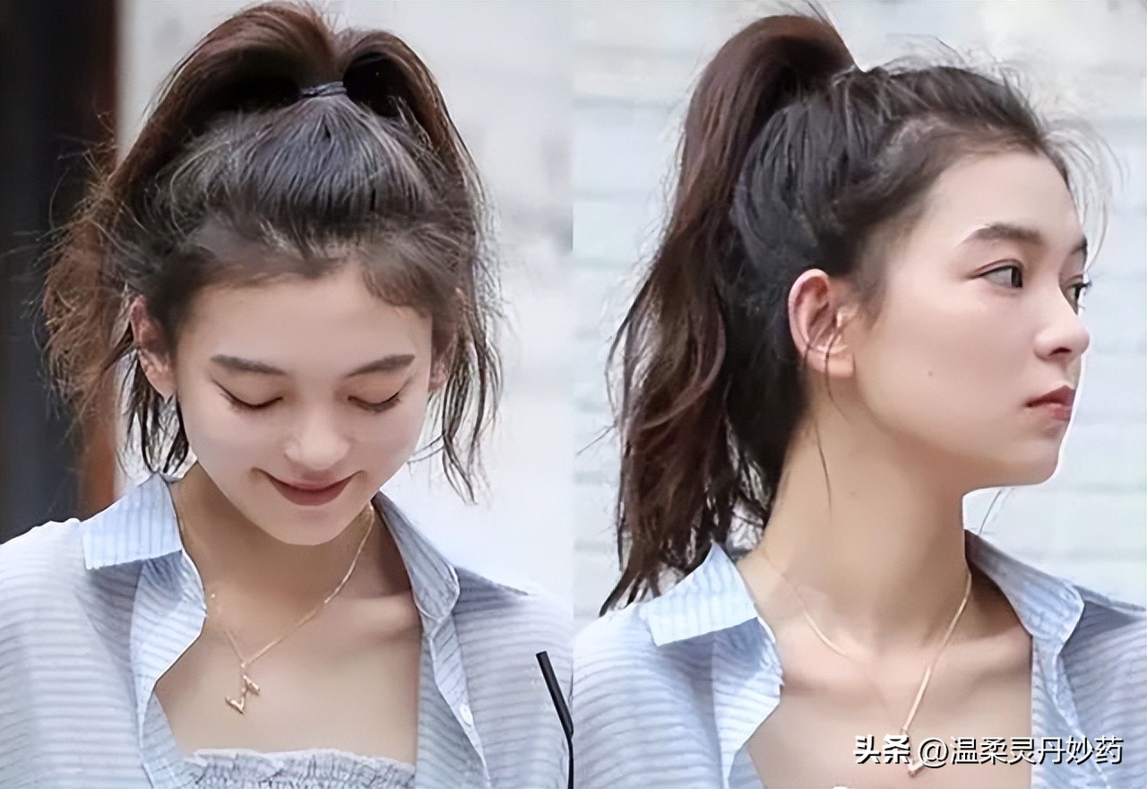 55岁脸小偏长什么发型显年轻,脸小的女生适合什么发型扎马尾