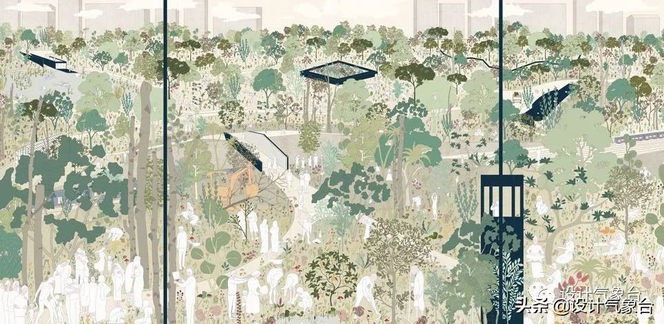 惜败扎哈事务所，但OMA的中国风方案留下一抹惊艳的色彩