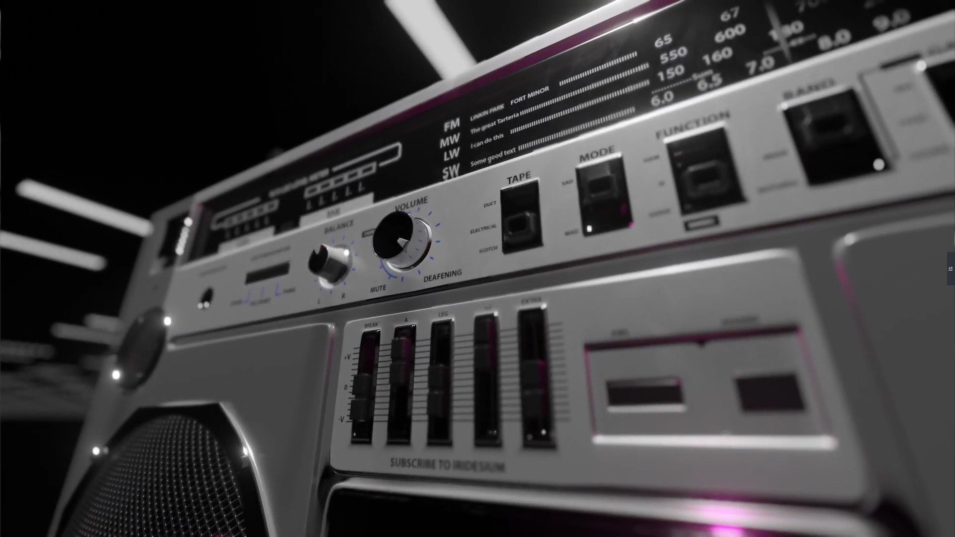 blender视觉特效赛博朋克,blender免费特效