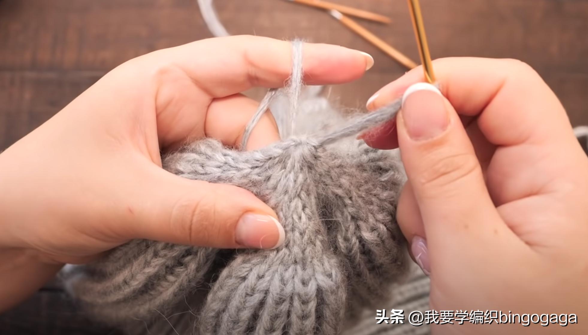 新款兔耳帽风雪帽编织教程,半檐冬季保暖帽编织教程