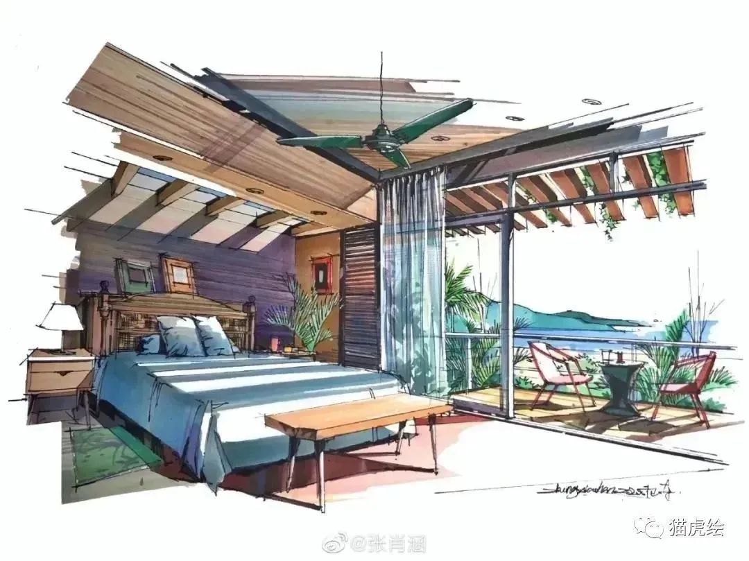 猫虎画,猫虎绘画