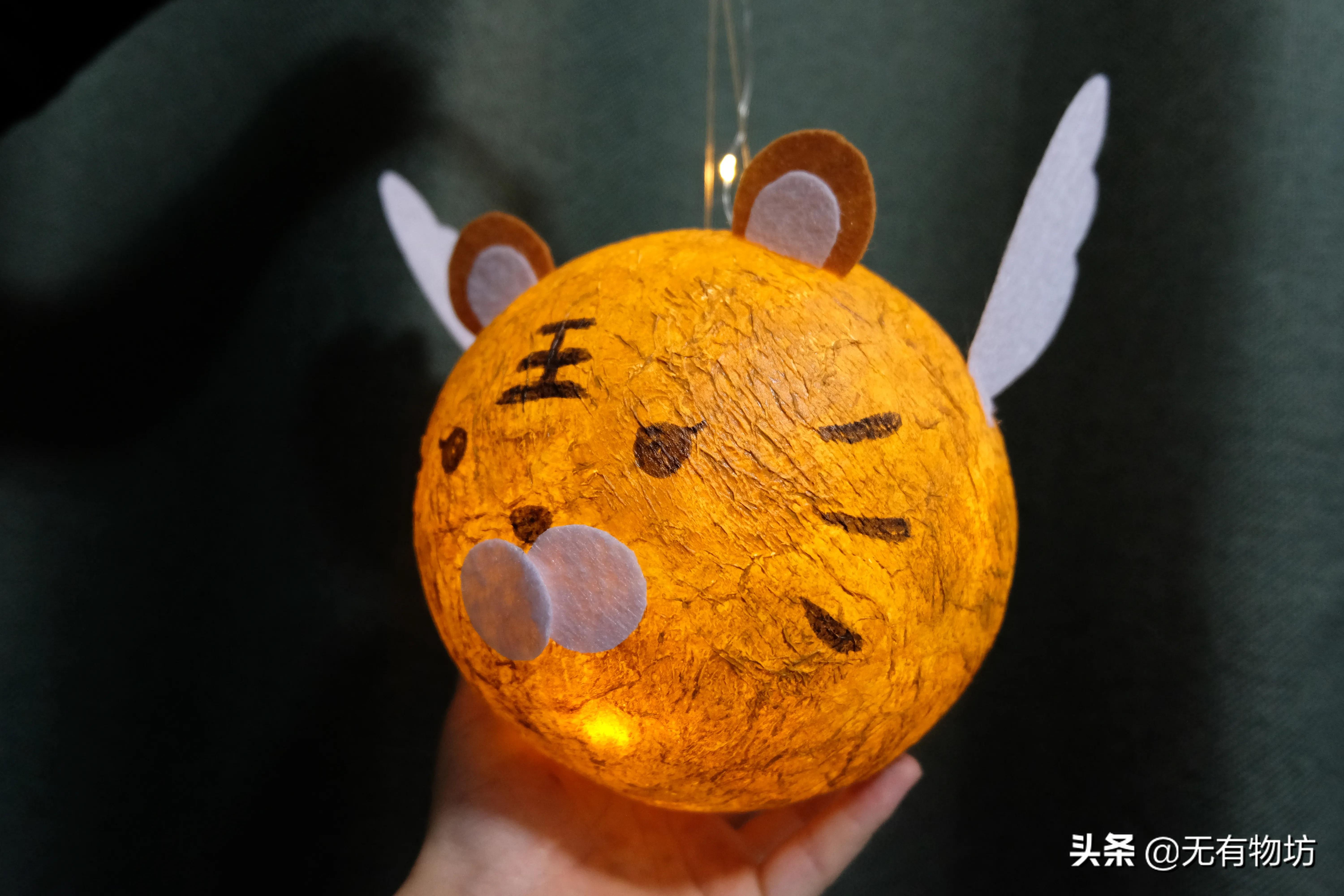 该怎么用纸做虎年灯笼,以虎年为主题的精美灯笼教程
