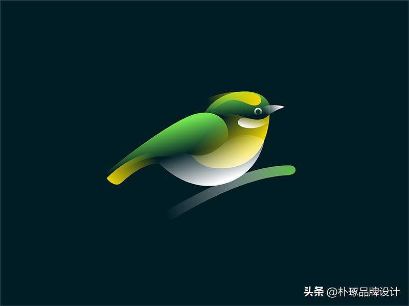 金鼠logo设计创意,麻雀图案logo设计理念