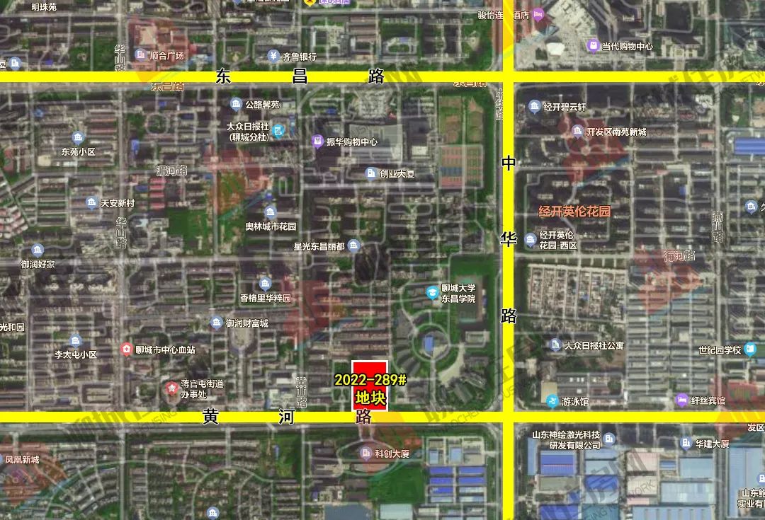 聊城东昌学院新址二期什么时候建,东昌学院选址地块拍卖