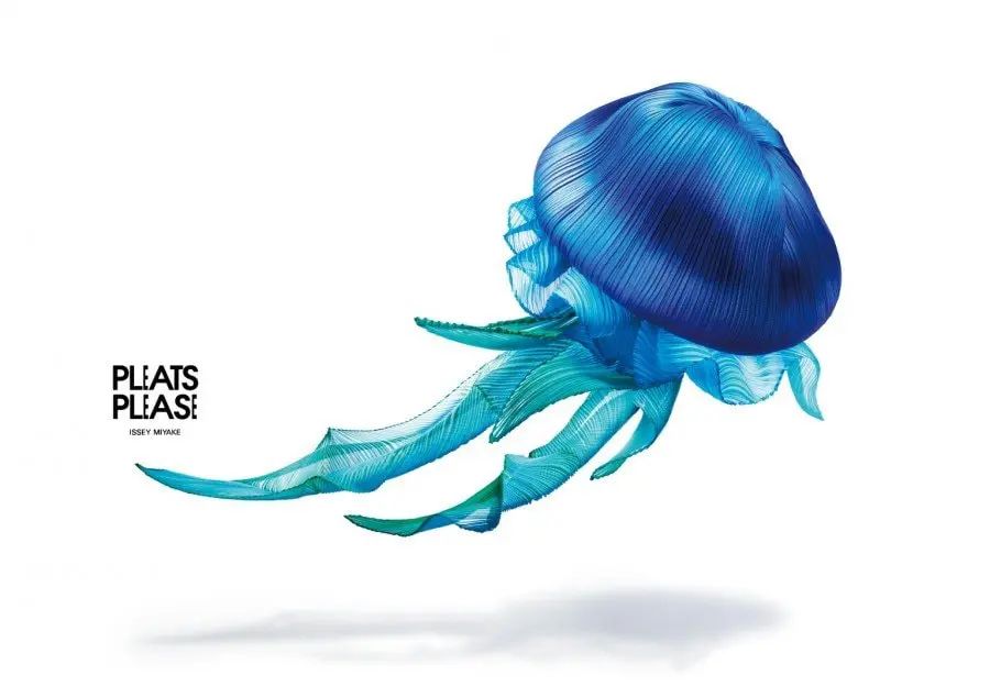 三宅一生品牌海报，设计同样惊艳