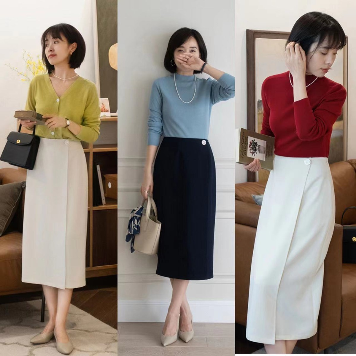 冬天穿衣服不好看怎么搭配,冬天穿裙子明明很时髦没毛病