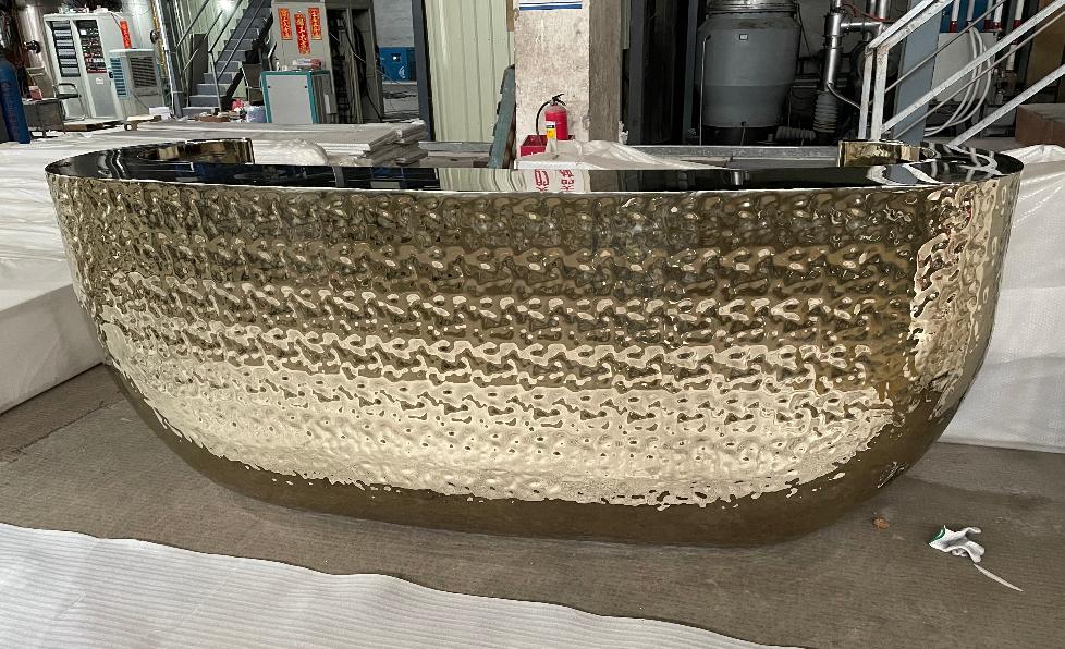 吧台不锈钢水波纹,镜面不锈钢圆弧吧台