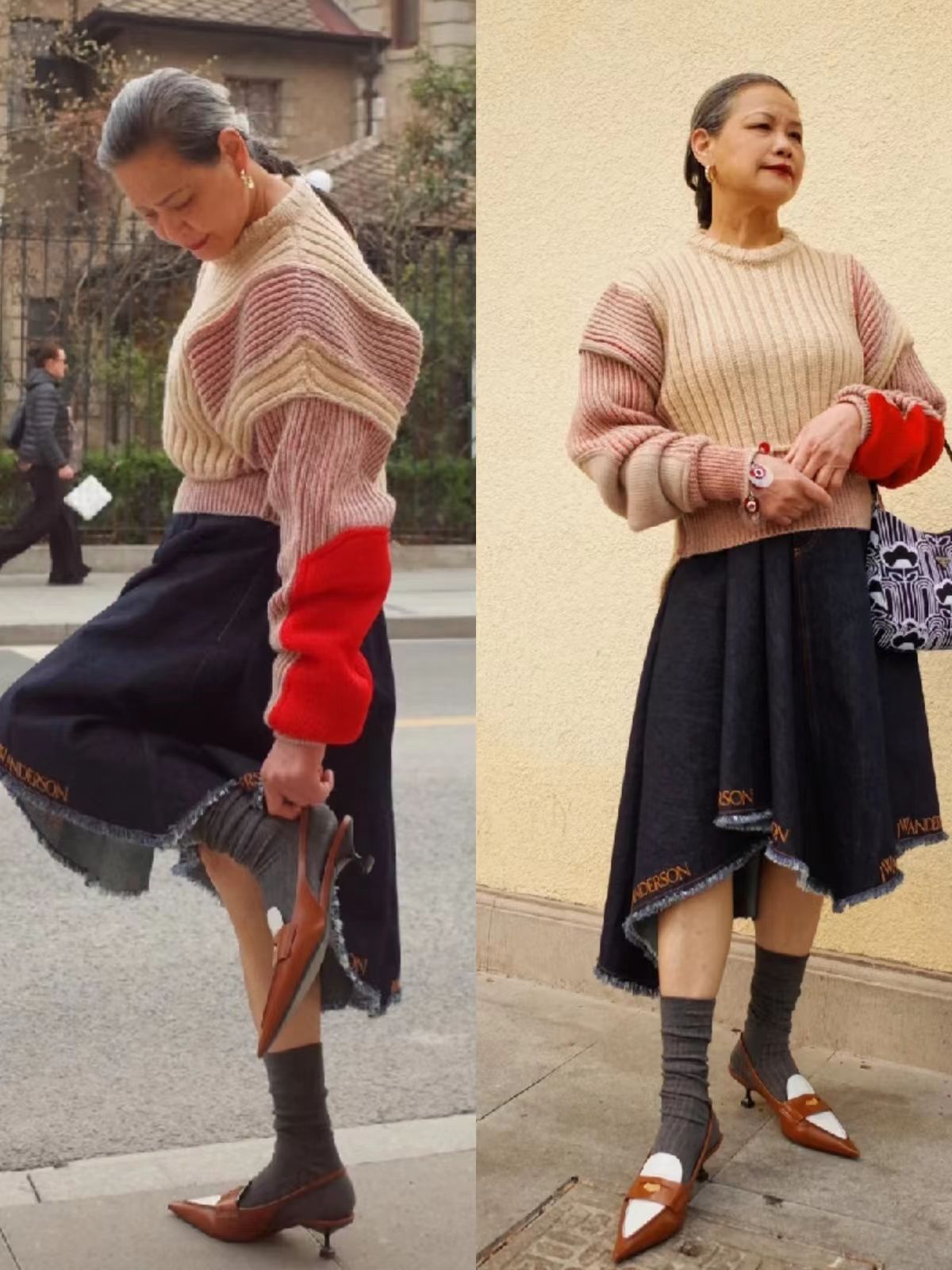 看了上海奶奶的变美过程，我再也不怕变老了，背驼发白也那么美丽